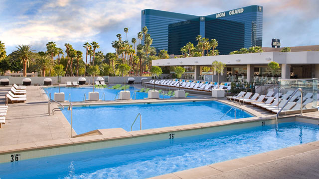 PHOTO: The MGM Grand Wet and Republic Pool and Lounge is seen here.