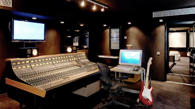 PHOTO: Seen here is the Recording studio at Eden Rock villa, St. Barths.