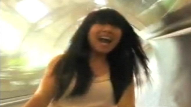 VIDEO: Thrill seekers can ride a four-story slide at Singapores Changi Airport.