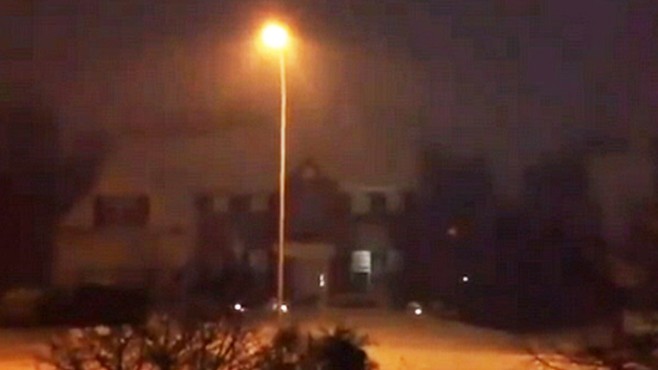 VIDEO: Snow thunder startles one family in Sellersville, Penn.