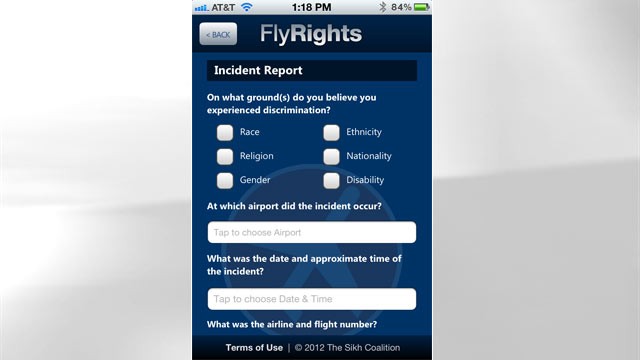 PHOTO: A new app claims to enable travelers to report profiling by the TSA in real time.