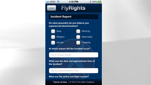 PHOTO: A new app claims to enable travelers to report profiling by the TSA in real time.