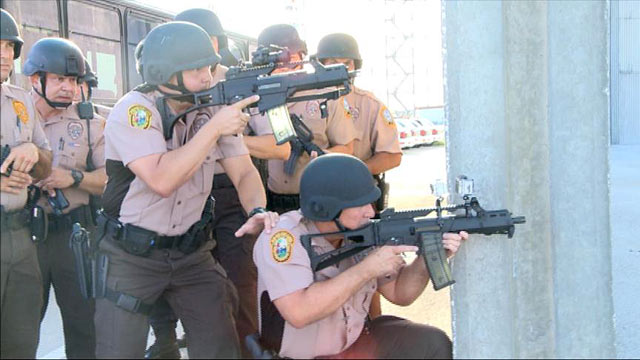 PHOTO: "Nightline" was invited to film with the security forces at Miami International Airport, as officials pulled back the curtain on their security tactics in unprecedented ways.