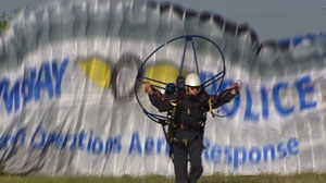 The Palm Bay, Fla., Police Department has become the first in the nation to put its officers in powered paragliders.