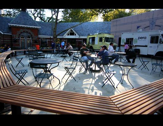 Historic Tavern on the Green Becomes Visitors' Center