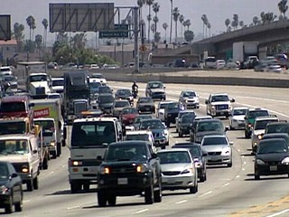 PHOTO Heavy Traffic is shown in this screen grab from ABC.