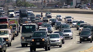 PHOTO Heavy Traffic is shown in this screen grab from ABC.