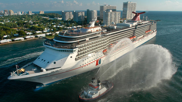 PHOTO: The Carnival Legend, a 2,100-passenger, 960-foot-long cruise ship arrives at Port Everglades in Fort Lauderdale, Fla., in this Nov. 8, 2002 file photo.