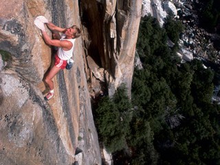 John Bacher made a name for himself with his free climbing exploits, scaling the most treacherous cliffs without any equipment.