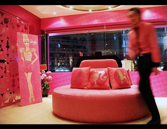 Barbie doll-themed restaurant