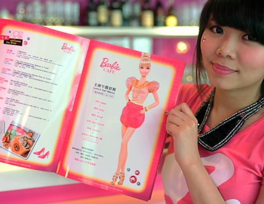 Barbie doll-themed restaurant