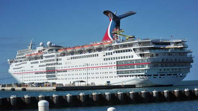 PHOTO: The Carnival Fascination is seen Feb.18, 2013 in Key West, Florida.