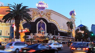 PHOTO: A general view of Harrah's Las Vegas Hotel and Casino in Las Vegas, Nevada.