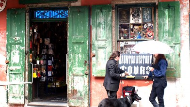 PHOTO: The Haunted History Walking Tour starts at a voodoo shop.