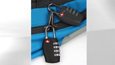 PHOTO:This four digital TSA accepted travel luggage lock is a great gadget for traveling.