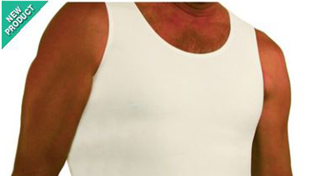 PHOTO: Don an Insta Slim Compression Shirts and, according to the SkyMall description, you will instantly "flatten your stomach, firm up your chest, eliminate love handles!"