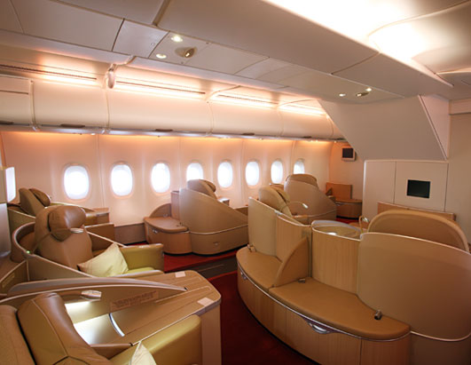 posh airline seats