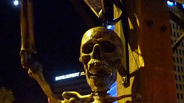 PHOTO:Albu-Creepy: Trolley of Terror. Generally, Albuquerque's ghosts are considered to be rather benevolent, but for Halloween, the downtown trolley takes guests on a far more sinister experience? with skeletons as greeters and cobwebs shrouding the trol