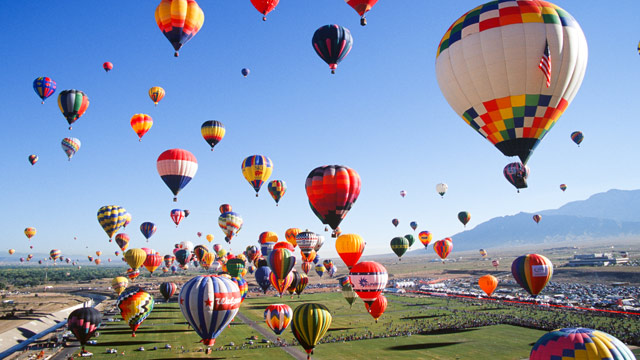 PHOTO: New Mexico hosts the most epic hot air balloon festival in the United States.