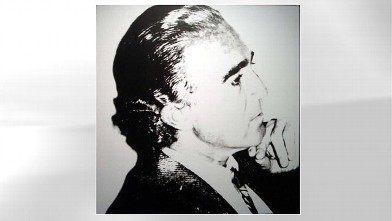 PHOTO: Andy Warhol's, Bruno Acampora can be seen at the Gramercy Park Hotel.