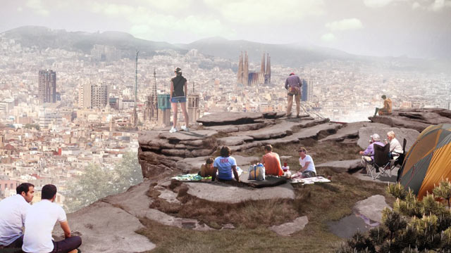 PHOTO: Only in concept stage at this point, the Barcelona Rock hostel project nevertheless got international attention when renderings were released in 2011.