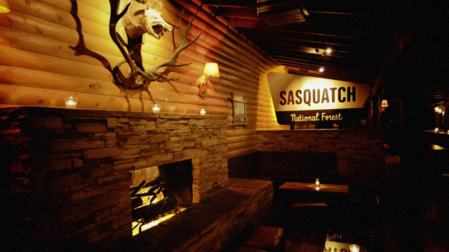 PHOTO: So, you didn't know that Los Angeles had its own log cabin lodge complete with Sasquatch signs and a crackling fire? Then you're out of the loop! This Los Feliz spot is a date-night standby, and a favorite of every LA stereotype from college kids t