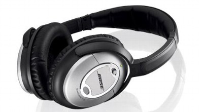 PHOTO: Noise canceling headphones by Bose are seen here.