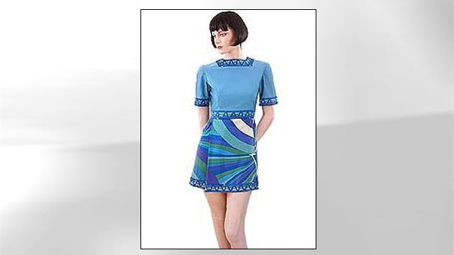 PHOTO: The Braniff International uniform from the 1970s featured a mini dress.