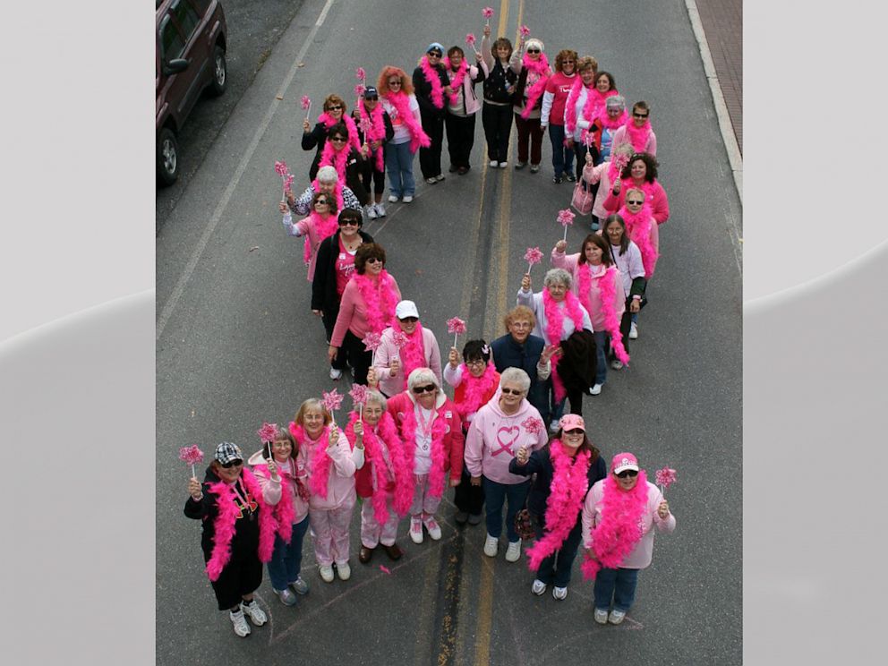 PHOTO: Employees from the Omni Bedford Springs in Bedford Springs, Pa., participate annually in the local Making Strides for Breast Cancer Walk.