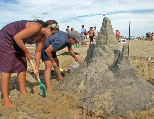 Sandcastles in Nantucket