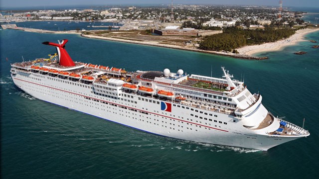 PHOTO: The Carnival Imagination departs Key West, Fla., enroute to Cozumel, Mexico.