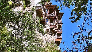PHOTO: The Casas Colgadas (Hanging Houses) in the old city part of Cuenca, Spain, have served many purposes besides attracting tourists over the centuries.
