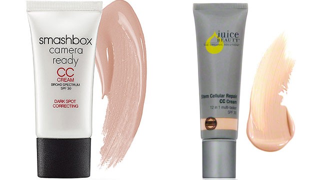 PHOTO: Smashbox CC cream, left, and Juice Beautys Stem Cellular Repair CC Cream range from $25 - $45.