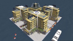 PHOTO: Artificial island