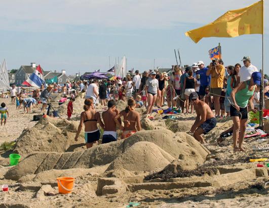 Sandcastles in Nantucket