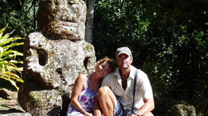 PHOTO Adventurers Catherine and Neville Hockley are spending May 2009 meeting the people of the Hiva Oa, an island in the Marquesas of French Polynesia.