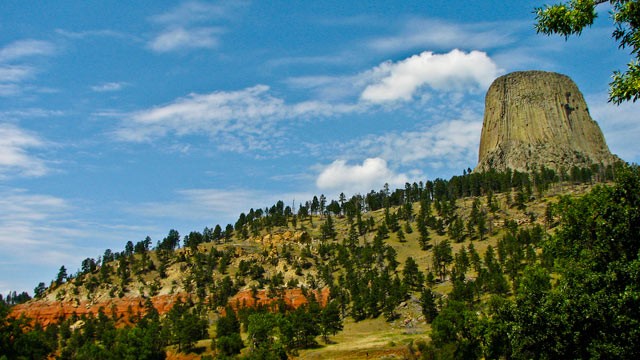 PHOTO: The first national monument in the U.S., Devils Tower, in northeastern Wyoming.