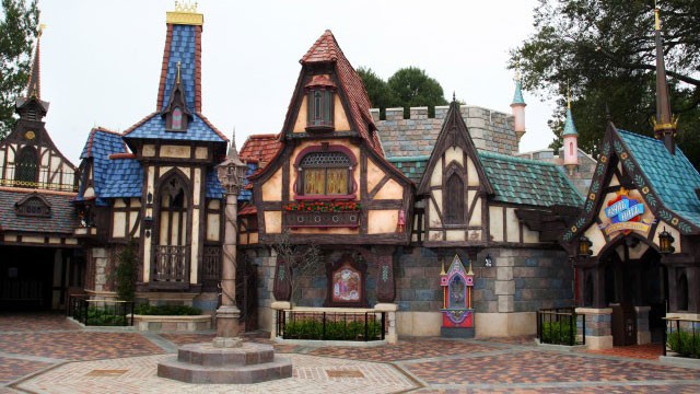 PHOTO: Fantasy Faire, a storybook village square and the latest expansion of Fantasyland at Disneyland Park, opened March 12, 2013 in Anaheim, California.