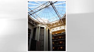 PHOTO: The Renaissance Charlotte Suites is the home of delegates from New Hampshire and New Jersey during the 2012 Democratic National Convention in Charlotte, N.C.
