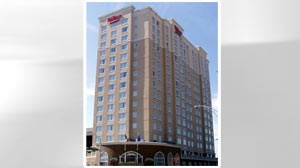 PHOTO: The Hilton Garden Inn is the home of delegates from Nevada during the 2012 Democratic National Convention in Charlotte, N.C.