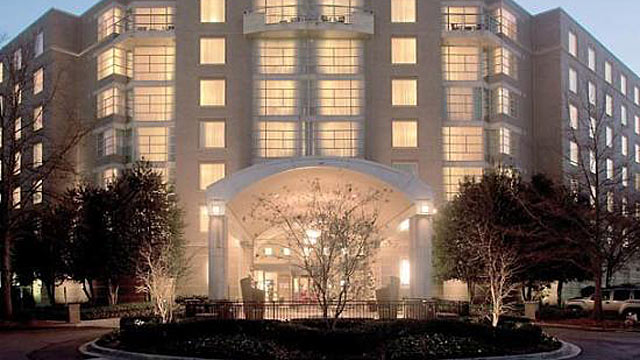 PHOTO: The Renaissance Charlotte South Park is the home of delegates from New York during the 2012 Democratic National Convention in Charlotte, N.C.