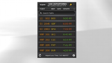 PHOTO: FlightBoard's mobile app