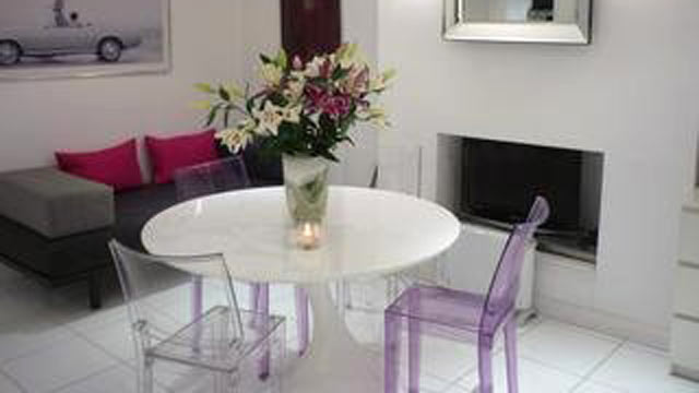 PHOTO: Architect designed small but perfect studio flat with one double bed and one single bed. Suitable for a couple or couple with one child. We live upstairs and so anything you need is easy to provide, with internet access and wall mounted TV. It has 