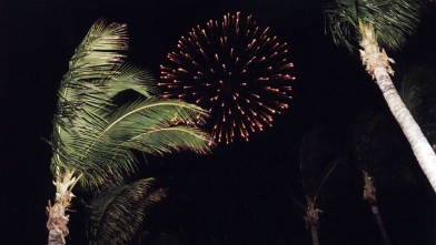 PHOTO: For those who don't like crowds, viewing fireworks from a boat is the way to go in the Keys.