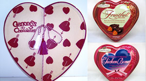 Ganong family was the first company in Canada to sell the heart-shaped box.