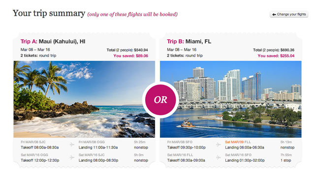 PHOTO: GetGoing.com is a new flight booking site where travelers pick two destinations theyd like to visit, but the ultimate decision is out of their hands.