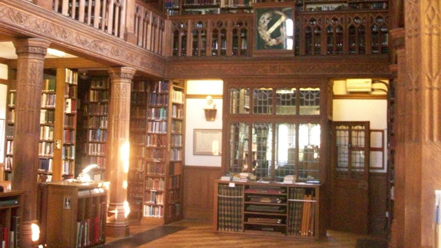 PHOTO:
<p>
London's Gladstone's hotel library offers a haven without distraction.