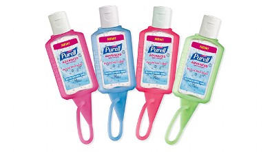 PHOTO: An array of travel-friendly hand sanitizer