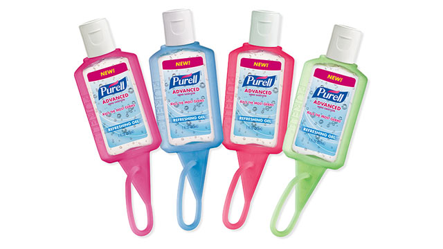 PHOTO: An array of travel-friendly hand sanitizer