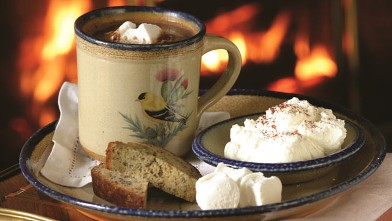 PHOTO: Hot Cocoa service at the Blantyre in Lenox, Mass.